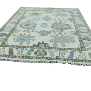 Alfombra Persa Oushak de Lana Anudada a Mano de Alta Calidad, 3x3, Juego de Alfombras para el Hogar, Sala de Estar, Oración, Apta para Mascotas, Antideslizante - Product Image 1