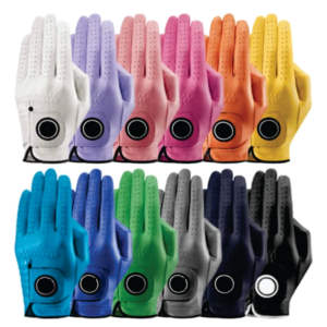 Gants de golf en cuir à bas prix Cabretta Gants de golf en cuir Cabretta de grande qualité avec logo personnalisé - Product Image 3