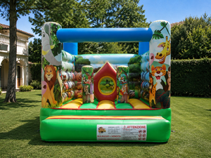 Professional <b>Inflatable</b> Playground 3x3x2 m – PVC Bouncy <b>House</b> – Outdoor/Indoor Professional Use – EU Compliance - Product Image 1