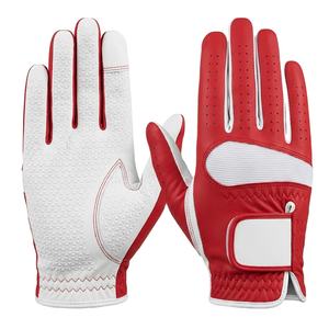 Dernier design, logo personnalisé, qualité supérieure, gants de golf en cuir de mouton véritable pour droitiers et gauchers, gants de golf de qualité supérieure - Product Image 1