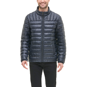 Veste polaire grande taille pour hommes de haute qualité col montant décontracté hiver coupe-vent fermeture à glissière imperméable Service de vente en gros - Product Image 3