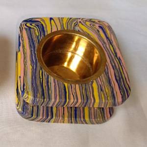 En bois et résine époxy Oud encens Bakhoor charbon de bois Mabkhara usage religieux diffuseur d'aromathérapie bas prix en inde - Product Image 2