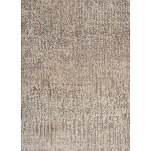 Tapis en laine et soie noué à la main Entropy Blue AKWS-13036 pour usage domestique - pour salon, couloir, rectangulaire, patchwork abstrait, fait main - Product Image 3