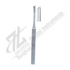 Ciseau à nez en argent 18cm lame droite 5mm gardé biseauté atraumatique tranchant base fabricant chirurgical Pakistan - Product Image 1