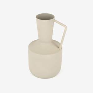 Vase en métal abstrait moderne, style nordique, luxe, noir mat et blanc, pot à fleurs en fer forgé, sculpture géométrique créative, décoration d'intérieur - Product Image 3