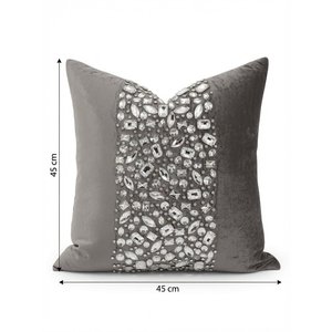 Luxury Velvet Solid Removable Stitched Throw Pillow <b>Cushion</b> Cover 18x18 Soft Fluffy Decorative - Product Image 2