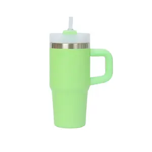 Vaso aislado de 14oz 420ml con asa y tapa perfecto para impresión por sublimación - Product Image 3