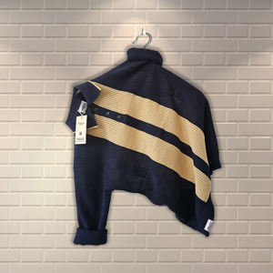 OEM ODM Custom Manufacturer of Striped Men's POLO Neck <b>Woolen</b> Knit <b>Sweater</b> Slim Fit Lightweight Sweatshirts Casual Wear - Product Image 2