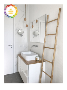 Échelle en bambou écologique du Vietnam | Léger et durable | Parfait pour la décoration de la maison, le stockage, l'affichage et l'utilisation pratique - Product Image 5