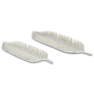 Nouveau plateau de service en métal en aluminium plateau fait main argenté de qualité supérieure plateau de service en gros de taille personnalisée - Product Image 6