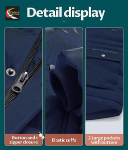 Venta al por mayor abrigos de invierno de la mejor calidad cálido forro polar prendas de vestir rompevientos chaqueta de esquí para las mujeres - Product Image 3