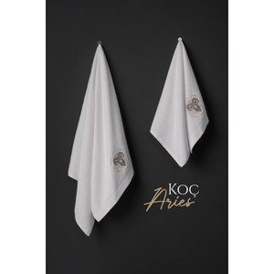 Varol Luxury Microcotton Embroidered <b>Towel</b> <b>Set</b> Soft & Durable Skin-Friendly Egyptian Cotton for Home Gym or Hotel Use - Product Image 6