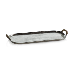 New Arrival Stylish Serving Platters Luxury Aluminium Hot Selling Aluminium Decorative Trays From India Premium Home Decor Tray - Product Image 3