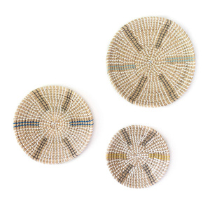 Decoración de Pared de Lujo con Hierba Marina, Cesta Artística de Hierba Marina Tejida de la Mejor Calidad para Hoteles y Resorts - Product Image 2