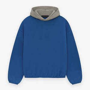 Fabricantes personalizados nueva colección de invierno gota hombro pulóver Sudadera con capucha con mangas largas de lana - Product Image 1