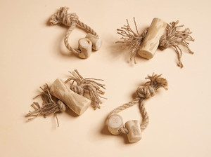 Wood Dog Chew <b>Toys</b> Natural Solid Wood Durable Indoor Simple Style Manual <b>Operation</b> For Dogs - Product Image 6
