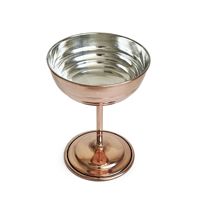 Verre à gobelet à Martini Zo Tall en cuivre aspect antique, tasse à Martini couleur cuivre 250 ml