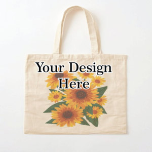 Fashion Silk Screen Printed Eco-Friendly <b>Fabric</b> <b>Tote</b> <b>Bag</b> 100% Cotton Washable Durable for Weddings Personal Use Logo Pattern - Product Image 1