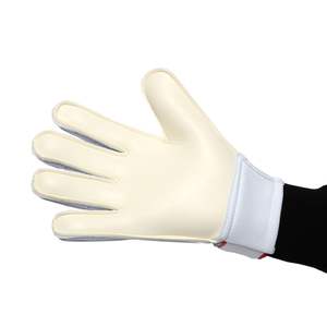 Durable Goalkeeper Gloves for Soccer Featuring Grippy Latex Breathable Finger Zones and Adjustable Straps for Secure Fit - Product Image 4