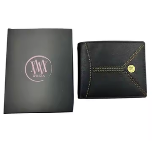 Porte-cartes de crédit en cuir véritable Petit accordéon pliable Blocage RFID Porte-cartes Portefeuilles pour hommes/femmes pour le voyage - Product Image 3