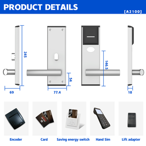 Tarjeta RFID de 13.56Mhz de Alta Calidad y Bajo Consumo para Cerraduras de Puertas de Hotel con Sistema de Software Gratuito - Product Image 5