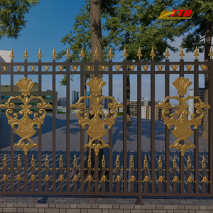 Outdoor Fence <b>Panels</b> <b>Metal</b> and Wrought Iron for Villas Gardens Courtyards and Driveway Border Solutions - Product Image 3