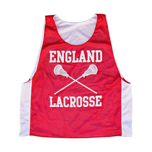 Uniforme de football américain Port Hole Lacrosse Jersey Design personnalisé Mesh Uniform Pinnies - Product Image 3