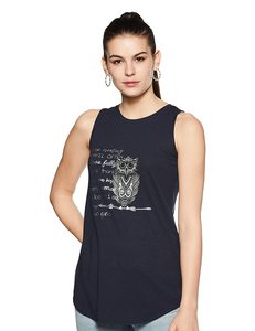 Experience Gear <b>Women's</b> <b>Black</b> Bohemian Solid Spandex/Polyester <b>Tank</b> <b>Top</b> Crew Neck Sleeveless Breathable Knitted - Product Image 3