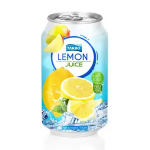Private label limone puro succo di frutta Vietnam lattina di alluminio 330ml