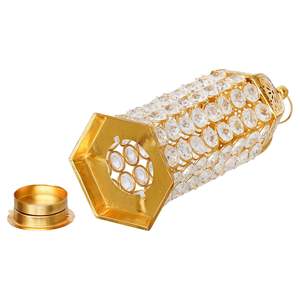 Mesa decorativa cristal Tealight Jar portavelas compromiso aniversario fiestas decoración vela soporte en oferta especial - Product Image 2