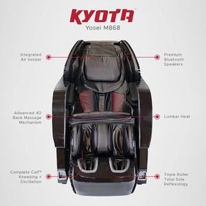 Sillón de Masaje de Cuerpo Completo de Gravedad Cero, Portátil, Moderno, de Cuero de Alta Tecnología, con Función de Música, Pantalla Inteligente y Masajeador de Pies - Product Image 3