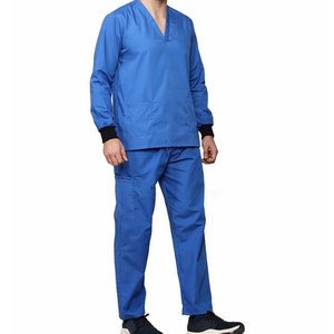 Tenues médicales en gros, fabrication pakistanaise, logo personnalisé, uniforme de médecin, grande taille, uniforme d'hôpital pour hommes, toile, utilisation en salon de beauté, 2026 - Product Image 2