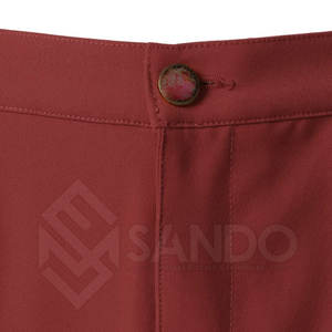 Marque distributeur Pantalon évasé pour homme Couleur unie, délavé foncé, Style décontracté léger avec poches latérales - Product Image 4