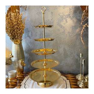 Nouveaux supports de gâteau de conception et fabriqués pour les gâteaux de mariage en métal de fête sur mesure avec la qualité d'exportation - Product Image 5