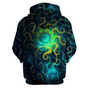 Personalizado 100% algodón en blanco de peso pesado holgado polar chándal para hombres Sudadera con capucha bordado personalizado Unisex sudaderas con capucha en blanco - Product Image 2