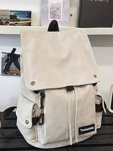High Campus Harajuku Canvas Women <b>Backpack</b> <b>Large</b> Capacity School Bag For Junior Senior High College Girls Travel Daily Use - Product Image 4