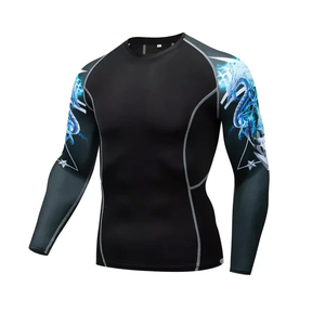 Trajes de Manga Corta de Alta Calidad para Hombre, Camiseta Deportiva de Manga Larga para Hombre - Product Image 2