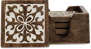 New Design Best Acacia Wood <b>Coaster</b> Handmade Wooden Drink Tea <b>Coaster</b> From India by S A HANDICRAFTS - Product Image 6