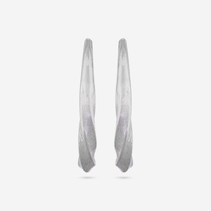Modernos Aretes 184300, Estilos de Aro y Perno, Aleación de Zinc, Acero Inoxidable, Perlas, Diamantes, Piedras de Moissanita para Fiestas y Eventos - Product Image 5