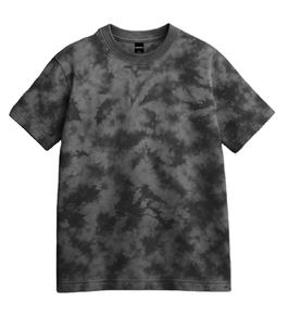 Camiseta de cuello redondo con estampado de algodón 100% personalizado Unisex para hombre y mujer, camiseta gráfica de estilo Hip Hop, sublimación de punto de gran tamaño, cadera sólida - Product Image 1