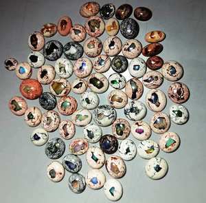 Oferta superventas, cabujón de ópalo de fuego mexicano natural semiprecioso, piedra preciosa suelta, cabujón suelto Natural suave a granel - Product Image 2