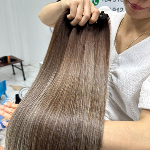 8 - 32 pouces de haute qualité cheveux bruts vietnamiens dentelle frontale perruque texture droite HD dentelle pour les femmes noires non traitées avec la taille du bonnet - Product Image 4