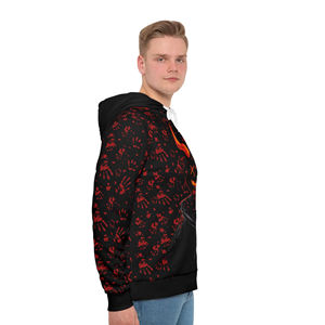 Service OEM, personnalisation de l'impression par sublimation, sweat-shirts à capuche avec poches avant, prix bas, vêtements en polaire pour hommes - Product Image 5
