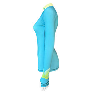 ชุดป้องกันผดผื่นสำหรับผู้หญิงผ้าสแปนเด็กซ์โพลีเอสเตอร์น้ำหนักเบาออกแบบได้เองโลโก้ใหม่ - Product Image 5