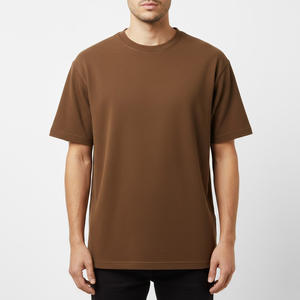 Camiseta estampada Ropa informal Suave 100% algodón Tela Cómoda de manga corta Camiseta transpirable para entrenamiento al aire libre y uso diario - Product Image 1