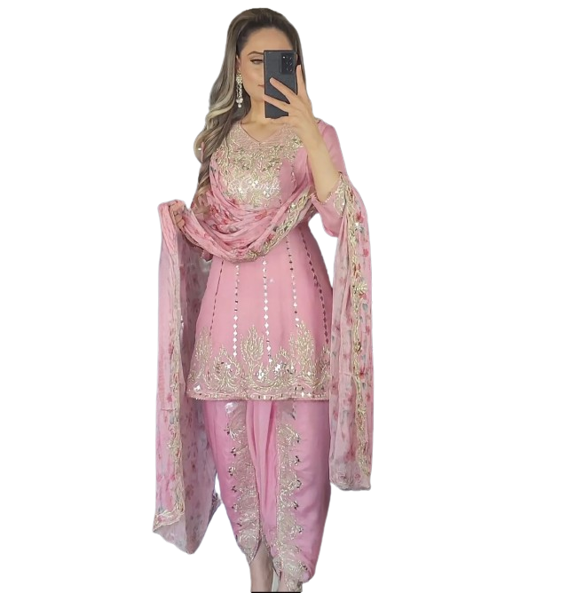 Best Selling Stylish Punjabi Dresses Embroidered Party Wear