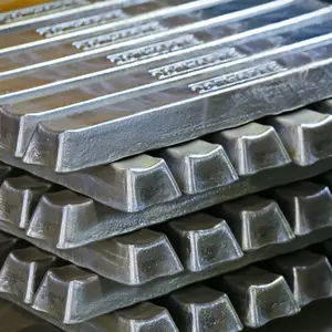 Exportateur en gros alliage d'aluminium lingot de zinc lingot d'aluminium 99.995% lingot d'alliage d'aluminium de qualité supérieure