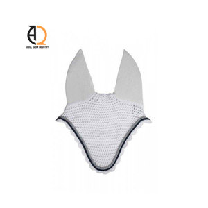 Protège-oreilles respirant en tissu pour chevaux de course, demi-couvre-tête anti-morsure - Product Image 3