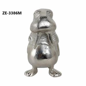 Escultura de Zebra de Aluminio Chapado en Oro de Alta Gama, Adorno de Mesa para Dormitorio, Decoración Moderna y Pulida para el Hogar, Zahid - Product Image 6