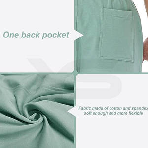 กางเกงวิ่งขาสั้นสำหรับผู้ชายกางเกงขาสั้นผ้ายืดเอวยางยืดธรรมดาสไตล์ลำลองผลิตตามสั่ง - Product Image 5